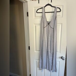 Anthropologie Light Blue Gray Dress